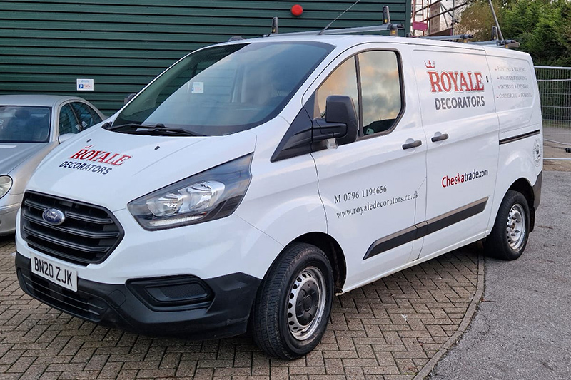 Royale Decorators new van